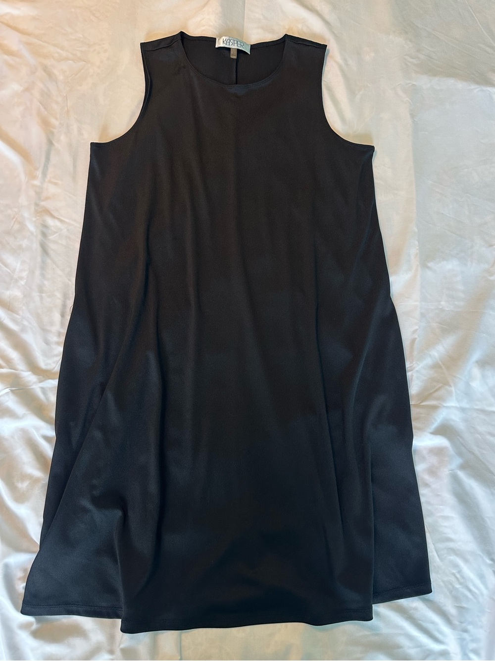 Kasper black mini dress